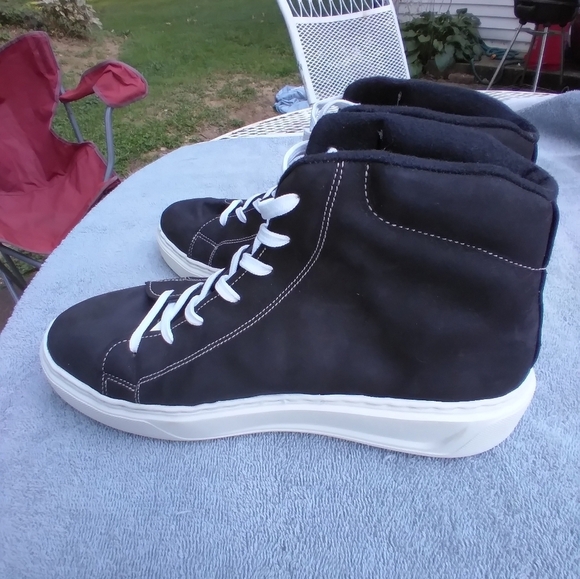 BLKSWN black high top sneakers - Picture 4 of 8